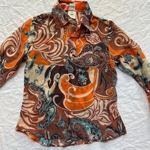 Craig Taylor Mia Paisley Silk Blouse